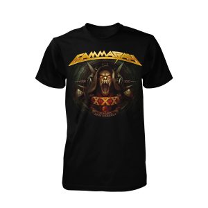 Gamma Ray - 30 Years Golden Logo T-Shirt