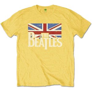 Beatles - Drop T Logo & Vintage Flag - Детска тениска