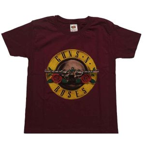 Guns'N'Roses - Classic Logo - Maroon - Детска тениска