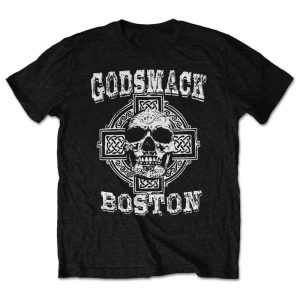 Godsmack - Packaged Boston Skull - Тениска