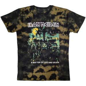 Iron Maiden - A Matter Of Life & Death - Brown - Dip-Dye - Тениска