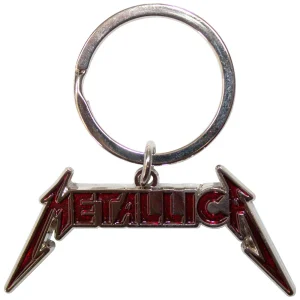 Metallica - Bright Red Logo - Keychain - Ключодържател