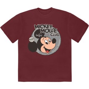 Disney - Mickey Mouse Club - Maroon - Тениска