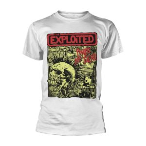 The Exploited - Punks Not Dead - (White) - Тениска