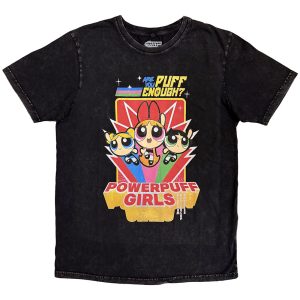 Powerpuff Girls - Are You Puff Enough? - Stone Wash - Тениска