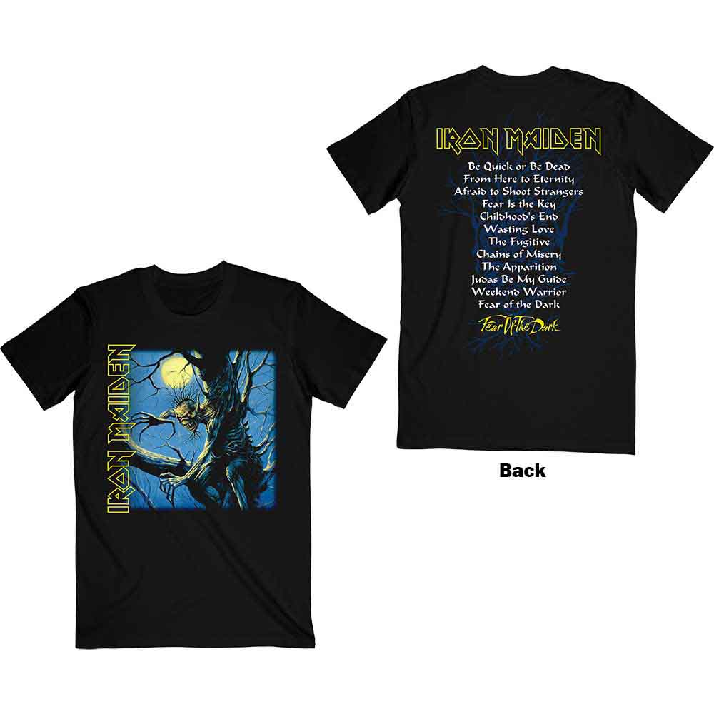 Iron Maiden – Fear Of The Dark – Album Tracklisting – Тениска