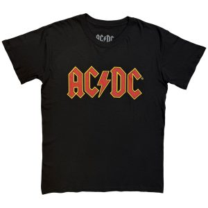 AC/DC Unisex T-Shirt: Logo (Black) - Тениска