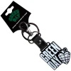Green Day Keychain: Stacked Logo & Grenade (Glow-in-the-Dark) - Ключодържател