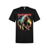 Iron Maiden - Axe Eddie Red Circle Back And Front - Тениска