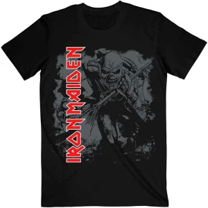 Iron Maiden Unisex T-Shirt - Hi-Contrast Trooper (Black) - Тениска