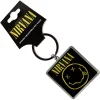 Nirvana Keychain - Happy Face Photo Print - Ключодържател