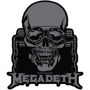 Megadeth Standard Woven Patch - Vic Rattlehead Cut Out - Нашивка