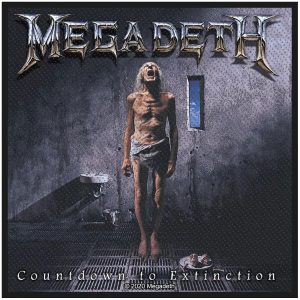 Megadeth Standard Woven Patch - Countdown To Extinction - Нашивка