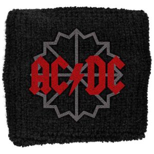 AC/DC Embroidered Wristband - Black Ice Logo - Накитник
