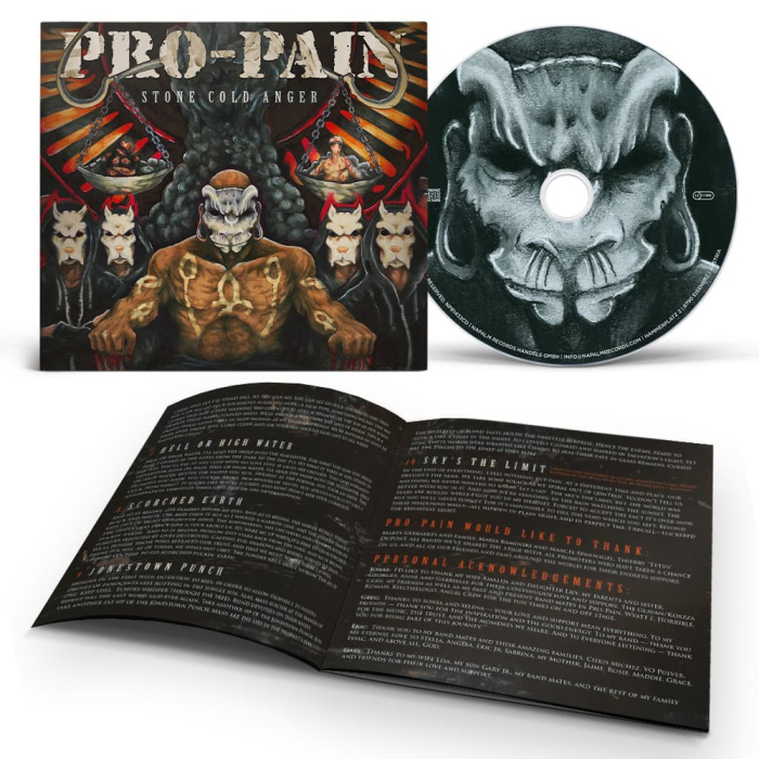 Pro-Pain - Stone Cold Anger - Digipak CD