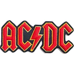 AC/DC Standard Patch: Cut Out 3D Logo - Нашивка