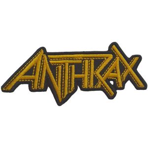 Anthrax Standard Patch: Yellow Logo - Нашивка