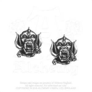 Motorhead Stud Earrings: War Pig - Обеци