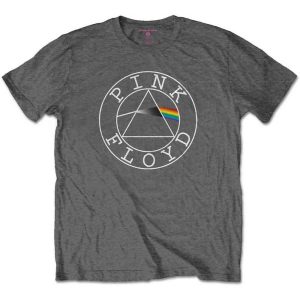 Pink Floyd Kids T-Shirt: Circle Logo (Charcoal Grey) - Детска тениска
