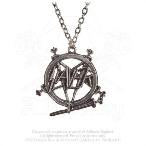 Slayer Pendant: Pentagram Logo - Медальон