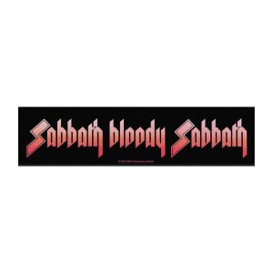 Black Sabbath Super Strip Patch: Sabbath Bloody Sabbath (Retail Pack) - Нашивка