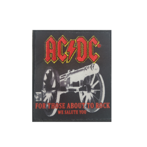 AC/DC Standard Patch: Canon Woven Logo - Нашивка