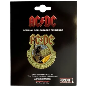 AC/DC - Pin Badge - Let There Be Rock Tour '77 - Значка