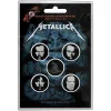 Metallica - Button Badge Pack - Wherever I May Roam - Комплект значки