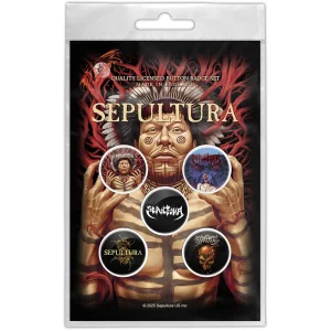 Sepultura - Button Badge Pack - Roots - Комплект значки