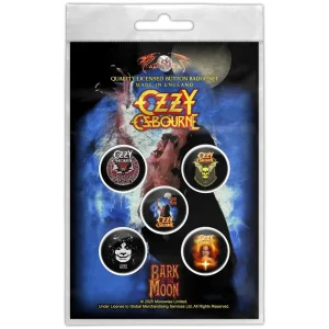 Ozzy Osbourne - Button Badge Pack - Bark At The Moon - Комплект значки