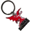 Black Sabbath - Keychain - Logo & Daemon RED - Ключодържател
