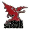 Black Sabbath - Pin Badge - Logo & Daemon RED - Значка