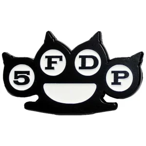 Five Finger Death Punch - Pin Badge - Knuckles B&W - Значка