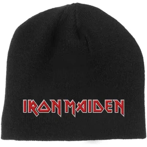 Iron Maiden - Unisex - Beanie Hat - Logo 2 (Black) - Зимна шапка