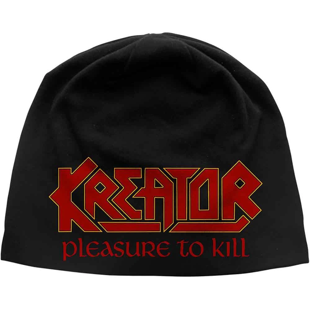 Kreator Unisex - Beanie Hat - Pleasure To Kill (Black) - Зимна шапка