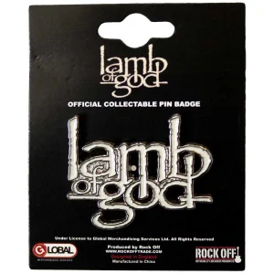 Lamb Of God - Pin Badge - Logo - Значка
