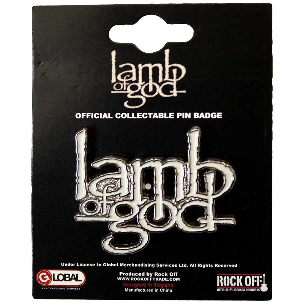 Lamb Of God - Pin Badge - Logo - Значка