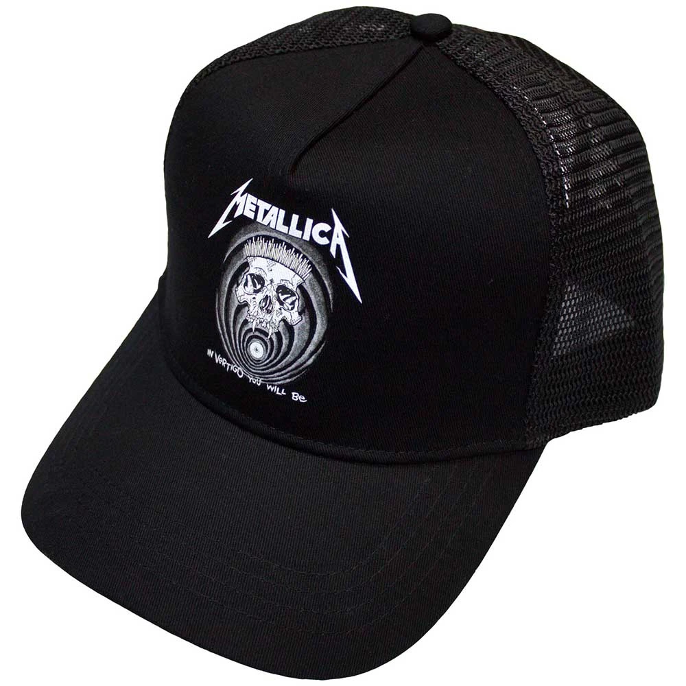 Metallica - Unisex Mesh Back Cap - In Vertigo (Black) - Шапка
