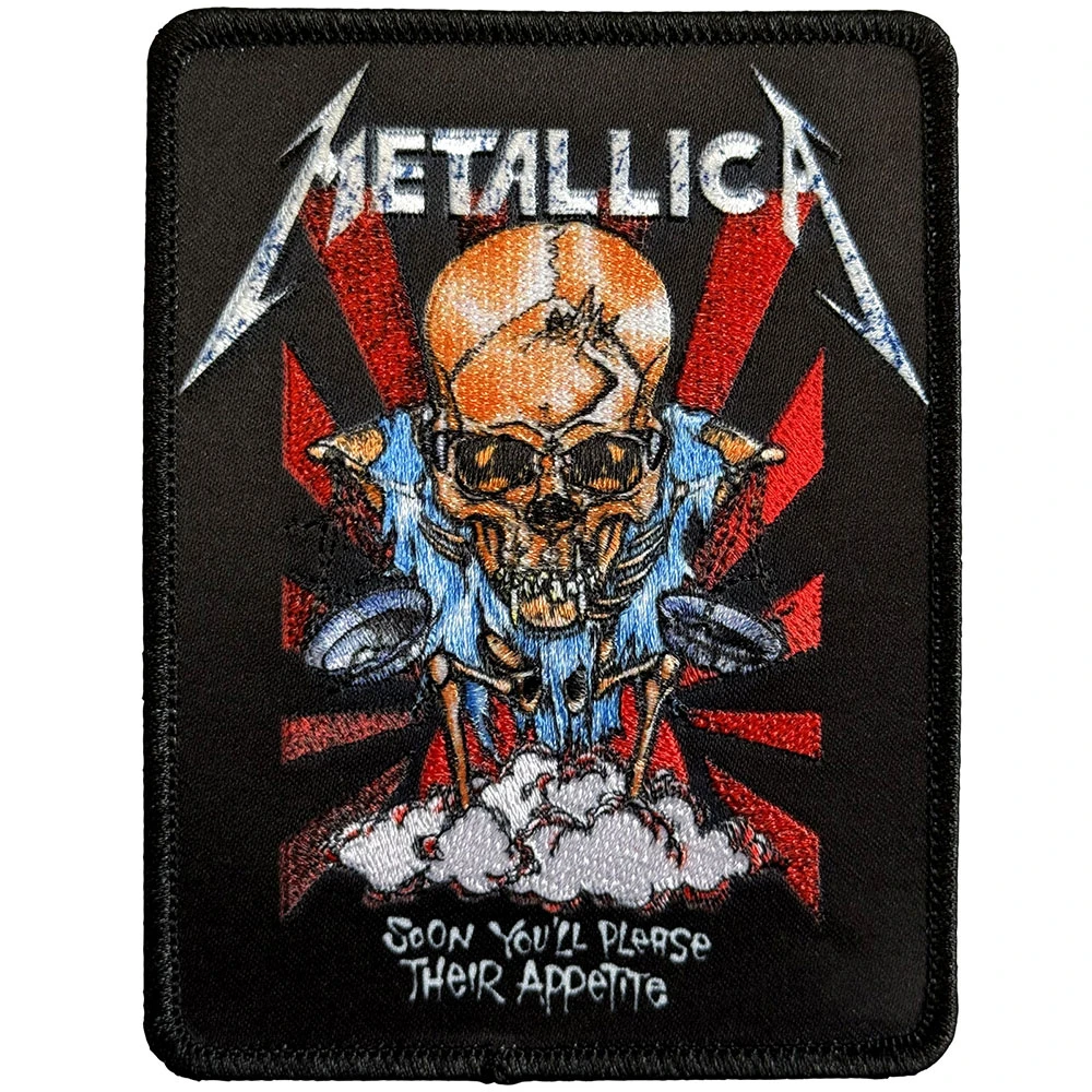 Metallica - Woven Patch - Doris - Skull - Нашивка