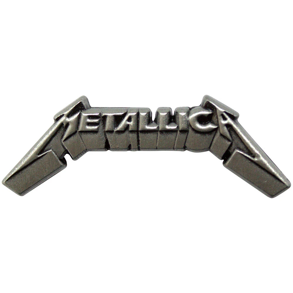 Metallica - Pin Badge - 3D Logo - Значка