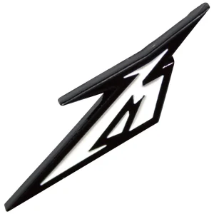 Metallica - Pin Badge - Black & White M Logo - Значка