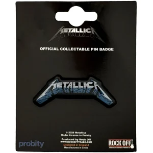 Metallica - Pin Badge - Blue Shadow Logo - Значка