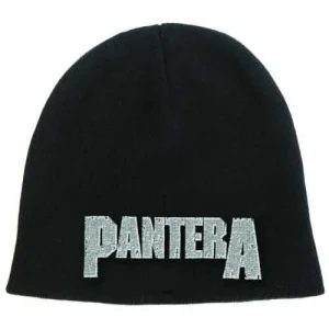 Pantera - Unisex Beanie Hat - Logo (Black) - Зимна шапка