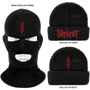 Slipknot - Unisex Mask/Beanie Hat - Logo (Black) - Маска/Шапка