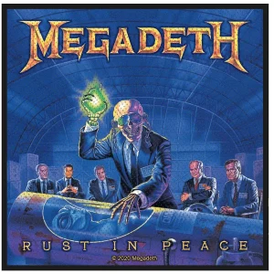Megadeth - Standard Woven Patch - Rust In Peace - Нашивка