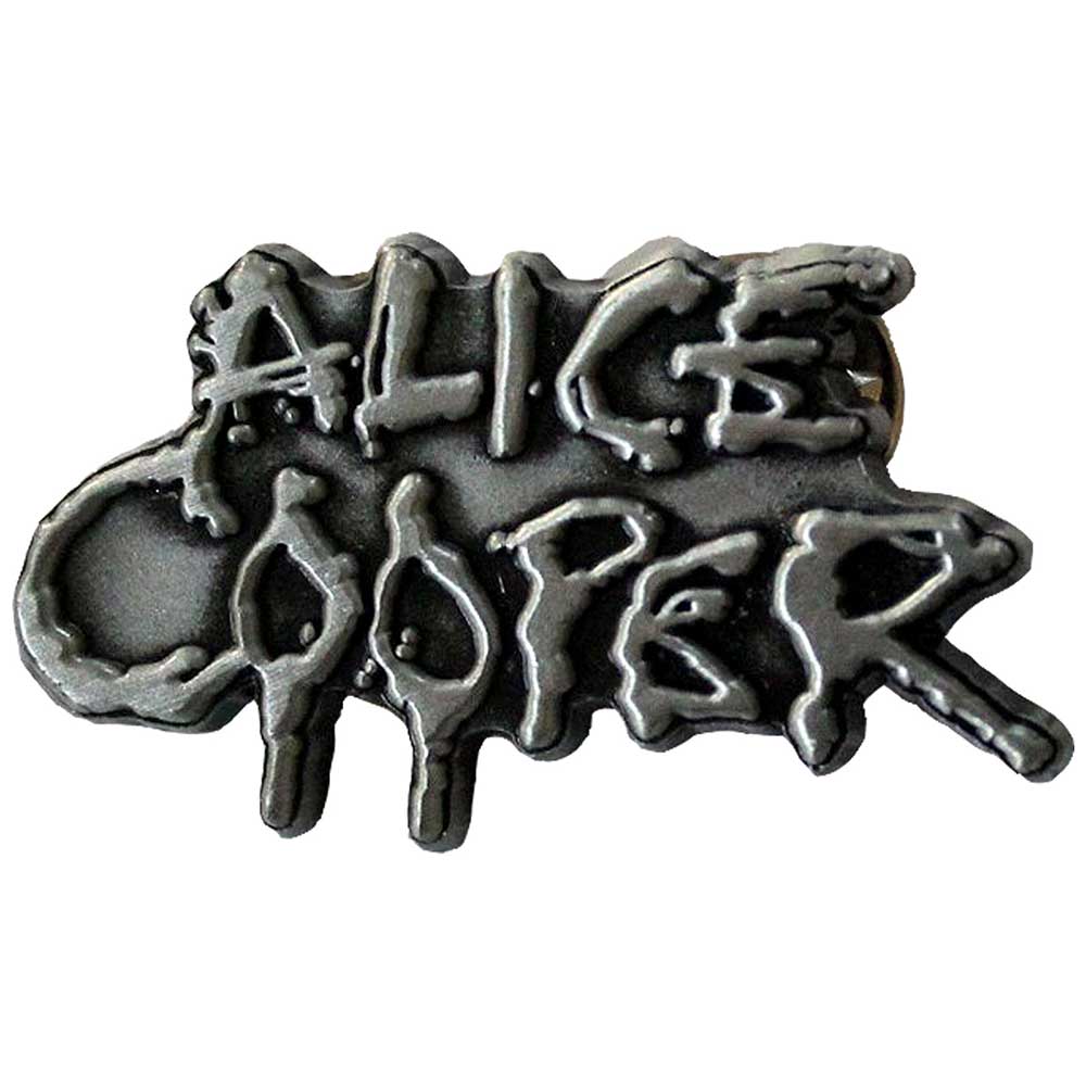 Alice Cooper - Dripping Logo Silver - Значка - Image 2