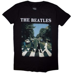 Beatles - Abbey Road & Logo - Тениска