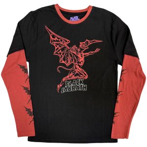Black Sabbath - Red Henry Wavy Logo - Дълъг ръкав