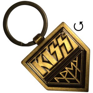 Kiss - Gold Army Pennant - Ключодържател