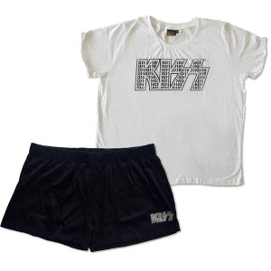 Kiss - Logo - Lady - Summer Pyjamas - Дамска пижама